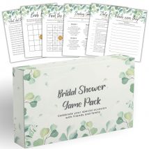 Hen Party Bridal Shower Games - 6 Game Bundle - Hilarious Game Collection