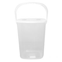 Plastic Food Container Square 10 Litres - Clear by Beaufort