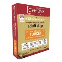 Lovejoys Turkey & Rice Wet Dog Food 395g