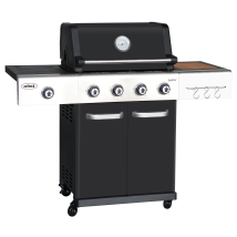 Jupiter Gas & Charcoal BBQ 5 Burner Steel & Enamel 610cm by Outback