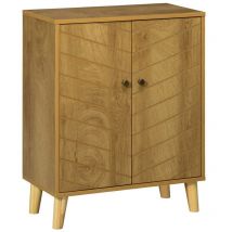 Homcom Vintage-Look Freestanding Sideboard With Inner Shelf