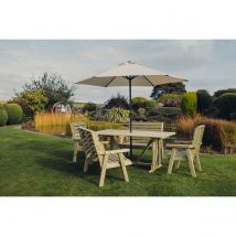Clover Garden Patio Dining Set by Churnet Valley - 6 Seats - CLOT102