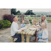 Lunar Garden Picnic Table by Churnet Valley - 4 Seats - PT107