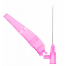 18g Pink 1.5 inch Terumo Agani Safety Needle