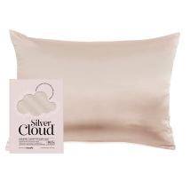 Silver Cloud Caramel Satin Pillowcase With Silver Ions