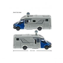 Caravane à moteur majeurette de camping Mercedes Gray