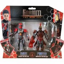 Playset Gormiti Gormiti - Scion et Gormiti Fire associé - Zane et Fireon 15 cm