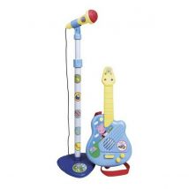 Guitare bébé + micro peppa porche peppa cochon