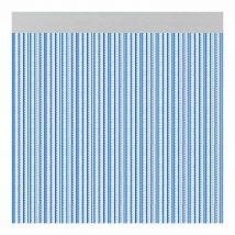 Rideau Acudam Brescia Portes Bleu Extérieur PVC Aluminium 90 x 210 cm