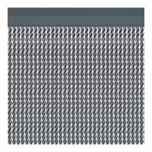 Rideau Acudam Manacor Portes Argenté Extérieur PVC Aluminium 90 x 210 cm