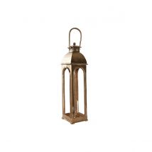 Lanterne Home ESPRIT Doré Aluminium Verre Vintage 17 x 17 x 78 cm