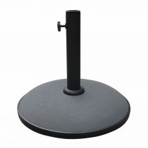 Marbueno Base Parasol Ronde Ciment 45x36 cm 20KG Gris Jardin, Piscine, Terrasse