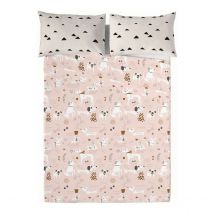 Jeu de draps Panzup Dog 4 Lit king size 260 x 270 cm