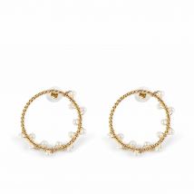 Boucles d´oreilles Femme Shabama Shima Laiton En or 4 cm