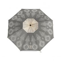 Parasol de plage Gris Ø 180 cm SPF50+ Boho