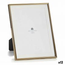 Cadre photo MS61001-MAT GOLD Doré Verre Acier (12 Unités)