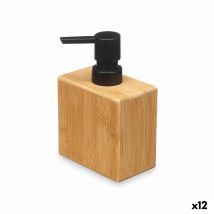 Distributeur de Savon Berilo 15342 Noir Bambou Plastique 9,7 x 15 x 5,8 cm (12 Unités)