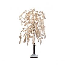 Sapin de Noël Lumineo Enneigé Saule MicroLED