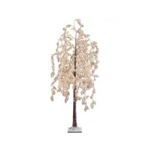 Sapin de Noël Lumineo Enneigé Saule MicroLED