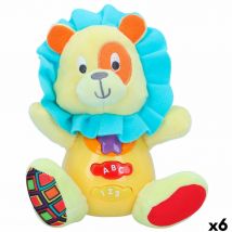 Jouet souple avec sons Winfun Lion 15 x 15 x 9 cm (6 unités)