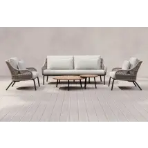 Cora 4 Seater Woven Sofa Set