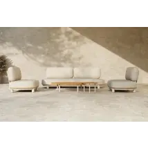 Ion 4 Seater Wooden Garden Sofa Set