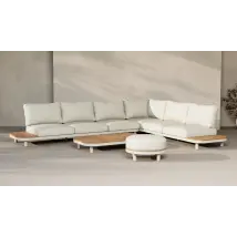 Linh 6 Seater Corner Garden Sofa Set
