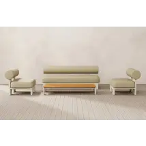 Markey 4 Seater Teak Sofa and Armchair Set