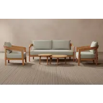 Rose 4-Seater Teak Lounge Set