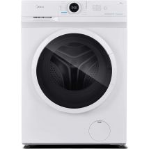 Midea MF10EW80BB 8kg 1400 Spin Washing Machine with Steam Care