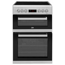 Beko KDC653S 60cm Double Oven Electric Cooker