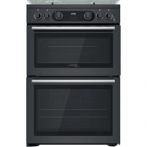 Hotpoint CD67G0C2CA Gas Freestanding 60cm Double Cooker
