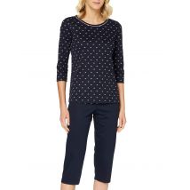 Calida Damen Night Lovers Pyjamaset blau