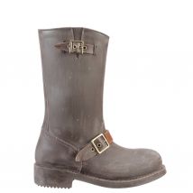 nat-2 ™ Rugged Prime Biker grey brown (W) | 100% waterproof rainboots braun