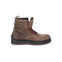 Stivaletti anfibi uomo in camoscio vintage taupe Red Rock Boot Suede