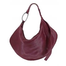 Borse urban hobo in pelle bordeaux Donna RBS 9002 038
