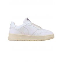 Sneakers donna in pelle vintage off white