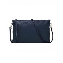 Pochette donna Hermy in pelle blu