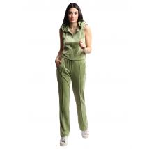 Felpe donna Gilly in tessuto verde a giro manica con cappuccio Donna VEJH70328WPF J93