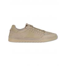 Sneakers in pelle bianca taupe Uomo MS600R37 500125