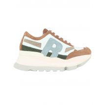 Sneakers donna in pelle bianca Donna 0304-84568 329BB