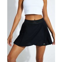 ALO YOGA Aces Tennis Skirt - Black - Size: Small