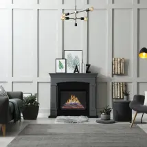 Modern Flames Orion Traditional Built-In Smart Electric Fireplace with Real Flame Effect