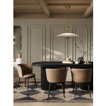 Nova Mole Black Set Of 2 Dining Chairs Stylish and Comfortable Home Seating