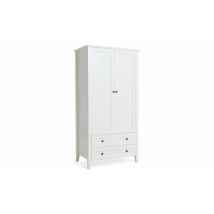 Habitat Kingham 2 Door 2 Drawer Wardrobe Ivory Elegant and Spacious Storage