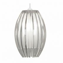 17 Stories Shawmut 14cm Acrylic Oval Pendant Shape - Clear