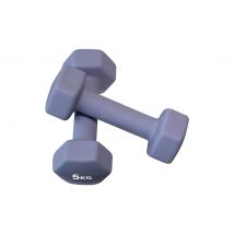 Pro Fitness Neoprene Dumbbells - 2 x 5kg