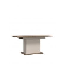 Lacetti 200 cm Extending Dining Table Cream & Oak Spacious Dining Furniture