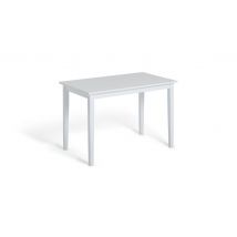 Habitat Chicago Table White Modern Sleek Dining Room Furniture for Any Home