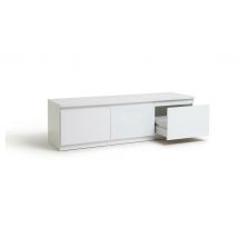 Jenson 1 Door 2 Drawer TV Unit White Modern and Functional Media Storage